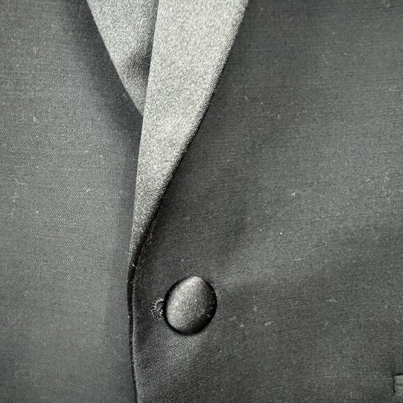 Calvin Klein Super 100s Skinny Satin Lapel Tuxedo Jacket 100% Wool – 38R - Picture 3 of 9